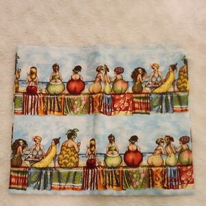 Colorful Lady Fruit Bottoms Fabric